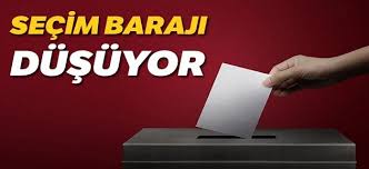 Seçim barajının yüzde 7 önerilmesi kesinleşti