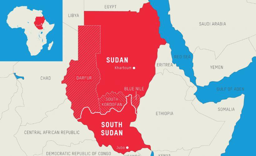 Sudan'da 8 bölgeli federal sistem