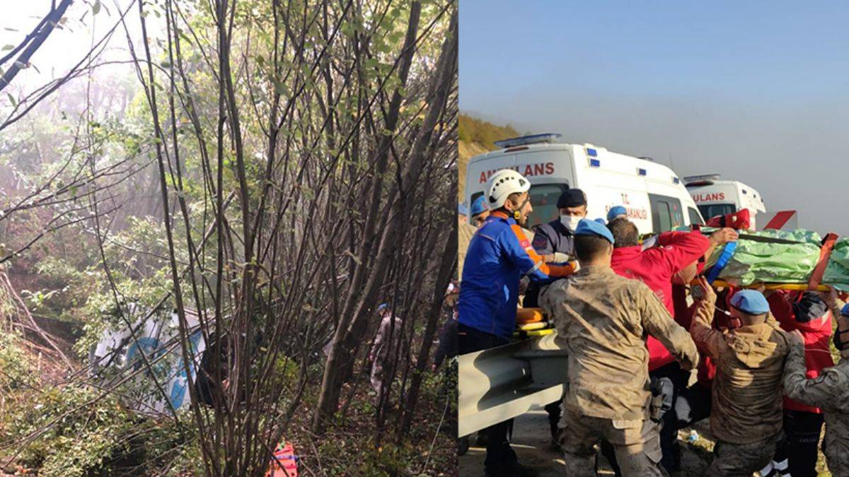 Samsun'da feci kaza:2 Ölü 14 Yaralı