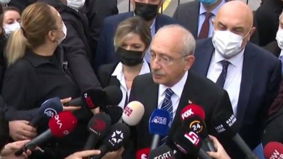 Kemal Kılıçdaroğlu İçeriye alınmadı