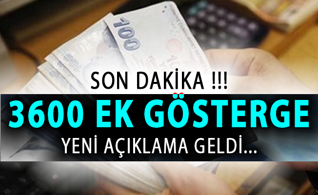 3600 ek gösterge çalışması tamam!