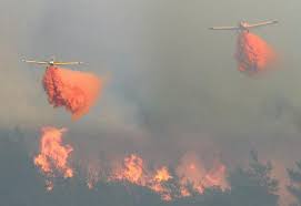 Marmaris te Evler Tahliye edildi.