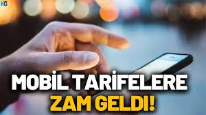 Mobil tarifelere zam