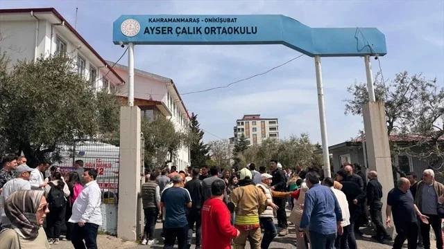 Şimdide Kahramanmaraş'ta okula silahlı saldırı!