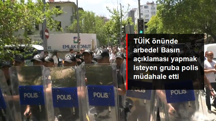 TÜİK önünde