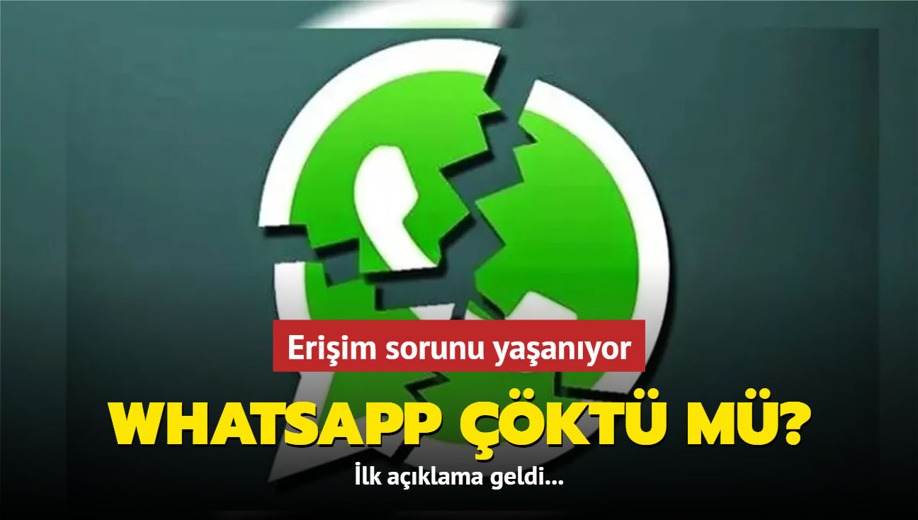 WhatsAppta erişim sorunu