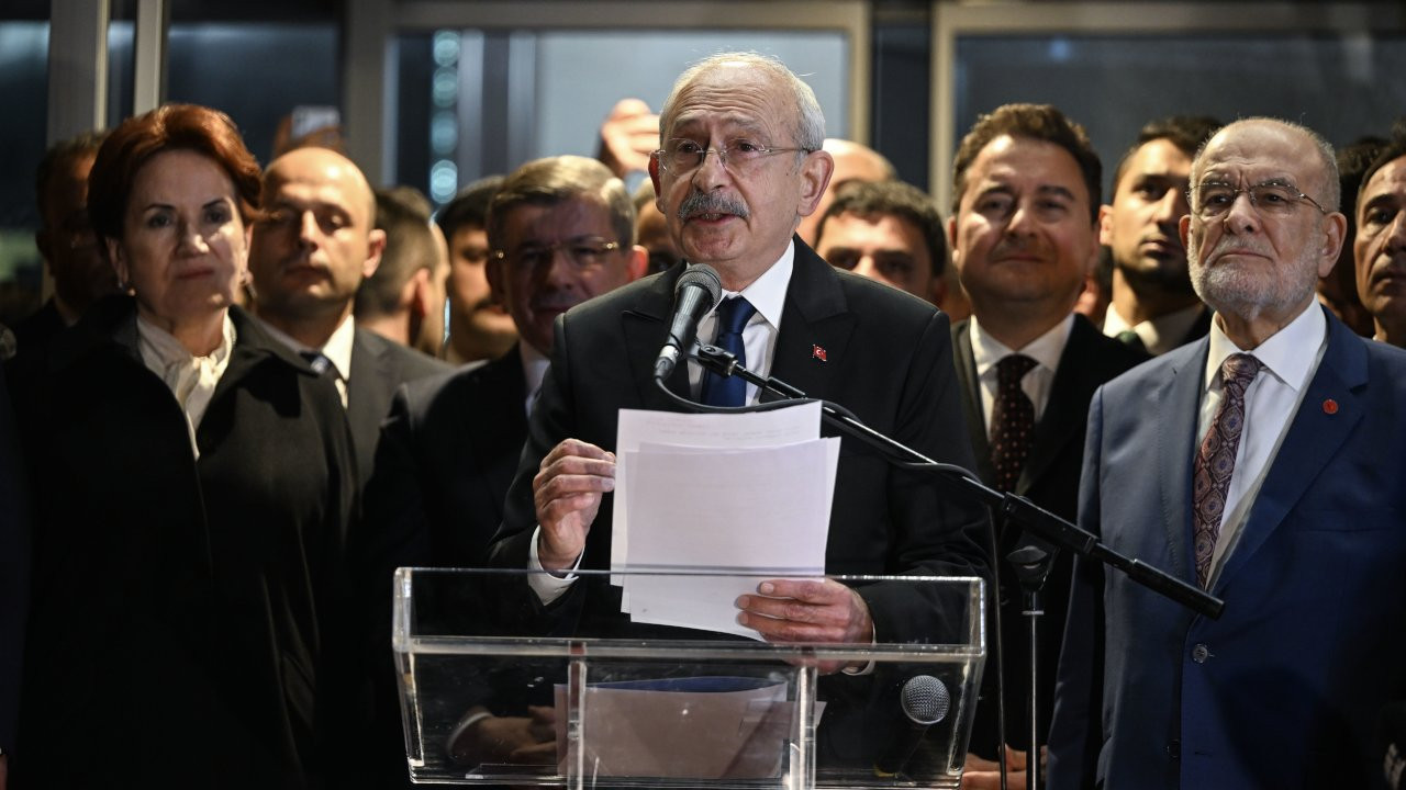6lı masanın cumhurbaşkanı adayı Kemal Kılıçdaroğlu oldu