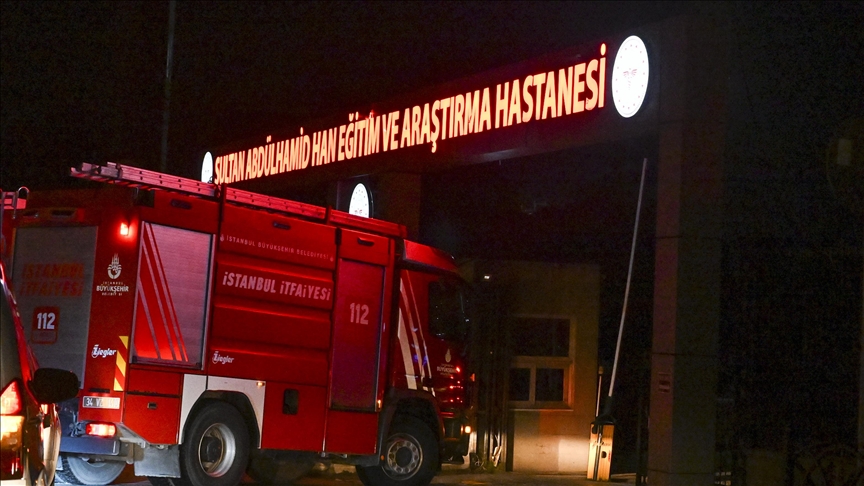 İstanbul'da araştırma hastanesinde yangın