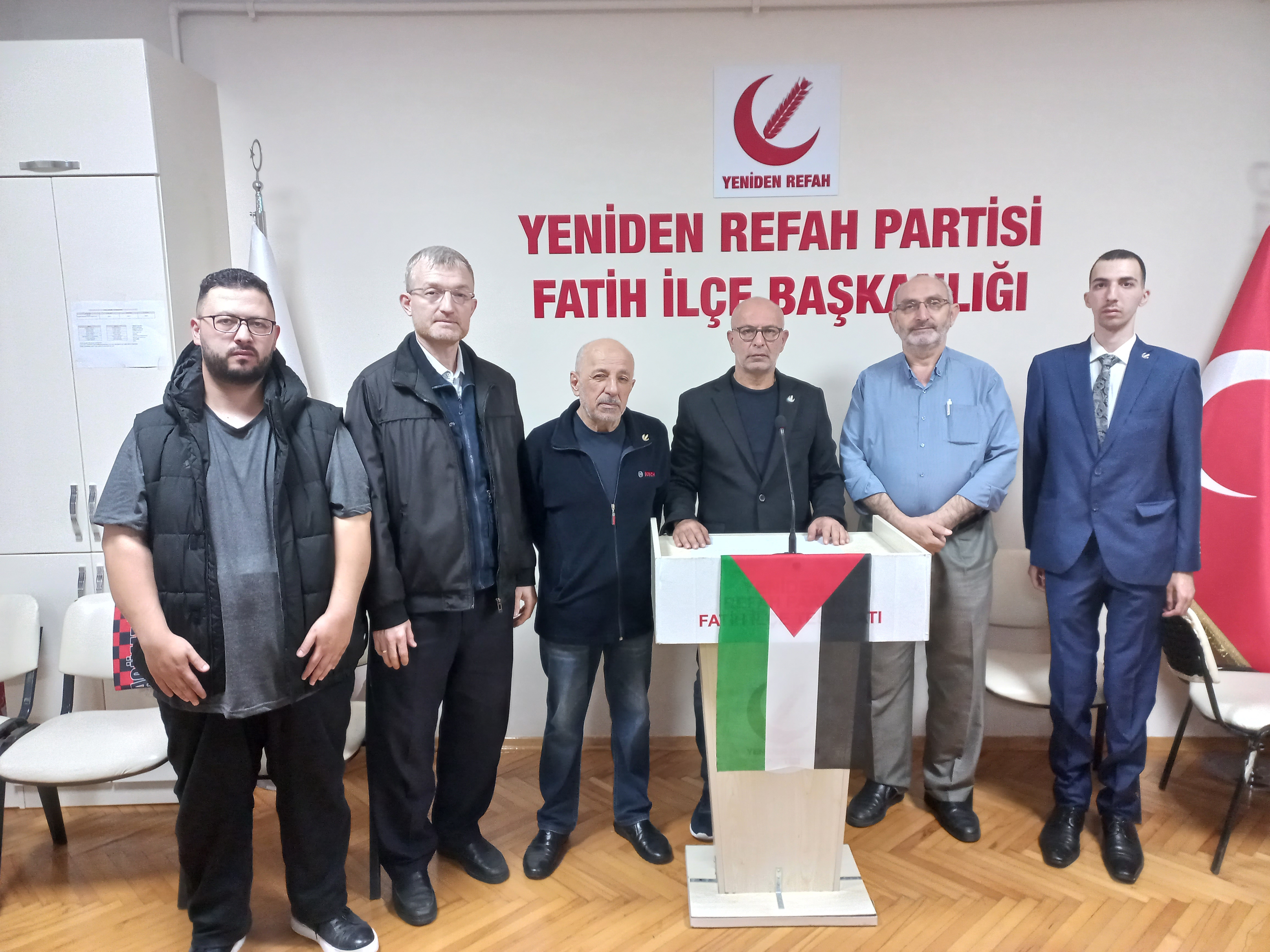 Yeniden Refah Partisi Konyada  Özgür Filistin Mitingi Düzenliyor